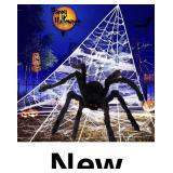 Halloween Yard Decorations, 4 ft Giant Spider with