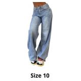 EMMIOL Baggy Jeans for Woman Y2k Mid-High Waisted