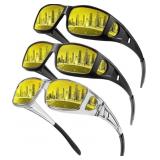 NSSIW Night-Vision-Glasses Women Fit-Over-Glasses
