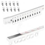 2 Pack 32in Adhesive Track, Self Adhesive Ceiling