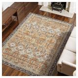 VEVOR Area Rug, 8 x 10ft Large Washable Rug, Non-S