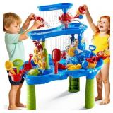 Water Table for Kids Toddlers, 3-Tier Beach Play T