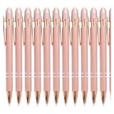 PASISIBICK 12 Pieces Rose Gold Ballpoint Pen with