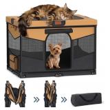 $104 LOOBANI Dog Playpen for Small Dogs, 32'x24'x2