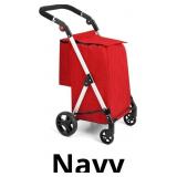 Kiffler Foldable Shopping Cart with Wheels, Grocer