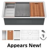 $300 Undermount Workstation 16 Gauge Stainless Ste