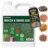 64 oz Mulch Rock Glue for Landscaping, Mulch and P