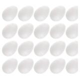 SHINEOFI Foam Eggs 10pcs 5cm White Craft Polystyre