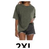 Womens Vintage Oversized T-Shirt Y2K Baggy Streetw