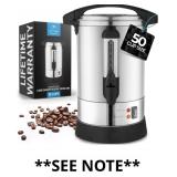 $200 Zulay Premium 50 Cup Commercial Coffee Urn -