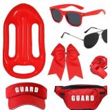 7 Pcs Guard Costume Set for Women Men Fanny Pack S