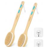 Metene 2 Pack Back Scrubber for Shower with Soft a