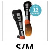 $250 Tread Heated Socks Gray/Orange
