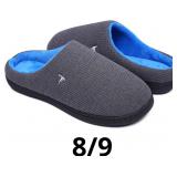 SYKT Mens Womens Comfort Memory Foam Slippers Warm