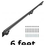 VEVOR Wall Mounted Stair Handrail, 5ft Pipe Stairc