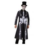 Skeleton Costume 1 Pc Man One Size