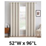 MIULEE 100% Blackout Linen Curtains for Bedroom, 5