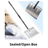 Snow Shovel for Driveway, Heavy Duty Aluminum Snow