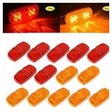 Supoika Trailer Marker LED Light 14 Pack Double Tr