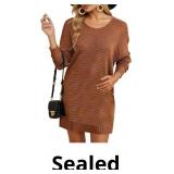 Dokotoo Womens Sweater Dresses 2024 Trendy Casual
