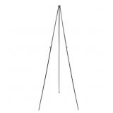 Quartet 62-3/8' Steel Full Size Instant Easel - Bl