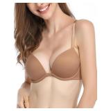 Deyllo Women's Super Push Up Bra Underwire Padded