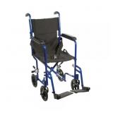 $198 Lightweight Transport Wheelchair in Blue