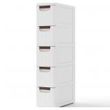 $115 Giantex 5 Drawers Storage Cart, Narrow Plasti