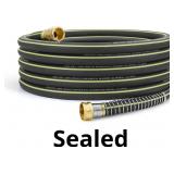 Flexible Rubber Garden Hose 45ft, 5/8' Hybrid Rubb
