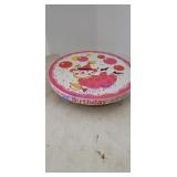Tin vintage  cake stand birthday  song