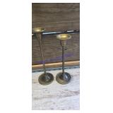 Solid brass candle holders