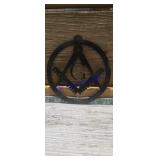 Metal cut out  freemason masonic  emblem