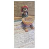 Jamaican Rasta-themed ashtray featuring a