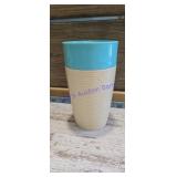 vintage Raffiaware Thermo-Temp tumbler