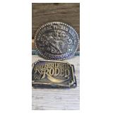 Rodeo belt buckles