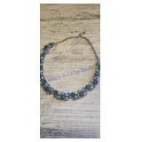 Vintage Lisner Blue Crystal Rhinestone Cabochons