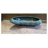 Brush Pottery or Cookson Pottery, kidney-shaped