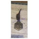 Metal Pocket Watch Fob Advertisements For Thew