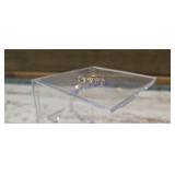 Plated 14K yellow gold band ring featuring