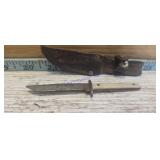 Little Knife With Leather Sheath