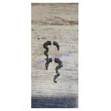 Unusual octopus earrings