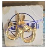 1960s Gold-toned Lapel Pin Produced As A