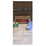 Metal advertising salt peper planter