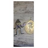 Silver? Pendant Fork Spoon Made