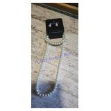 Monet necklace bracelet  earring set