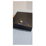 black SentrySafe locking cash box