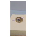 18k Gold HGE gentleman ring 10.5