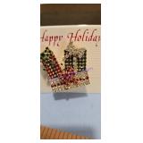 vintage holiday brooch