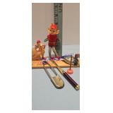 Japan elf and McDonald's  duck pin drawer finds