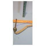antique brass nautical ship's bell clapper